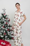  BTD190W41-BỘ DÀI THUN COTTON, CỔ TRÒN VỚI HỌA TIẾT ĐẶC TRƯNG NOEL 
