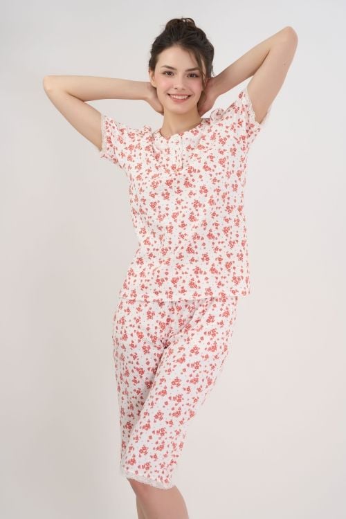  BTL010S51-BỘ THUN LỬNG VỚI THIẾT KẾ CỔ TRÒN ĐIỂM NHẤN REN NỔI BẬT MANG ĐẾN SỰ TRẺ TRUNG, NĂNG ĐỘNG 