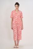  BTL017W16-BỘ LỬNG THUN VỚI THIẾT KẾ PIJAMA ĐIỂM NHẤN RODE NỔI BẬT TẠO SỰ TRẺ TRUNG VÀ NĂNG ĐỘNG 