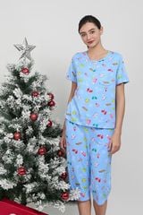 BTL050W41-BỘ LỬNG THUN COTTON, CỔ TRÒN VỚI HỌA TIẾT ĐẶC TRƯNG NOEL