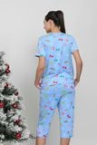  BTL050W41-BỘ LỬNG THUN COTTON, CỔ TRÒN VỚI HỌA TIẾT ĐẶC TRƯNG NOEL 