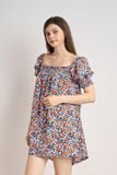  DDK011W11-ĐẦM KATE THIẾT KẾ CỔ DÚN VÀ TAY PHỒNG XINH XẮN VỚI CHẤT VẢI KATE MÁT MẺ PHÙ HỢP ĐỂ MẶC HÀNG NGÀY. 