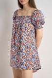  DDK011W11-ĐẦM KATE THIẾT KẾ CỔ DÚN VÀ TAY PHỒNG XINH XẮN VỚI CHẤT VẢI KATE MÁT MẺ PHÙ HỢP ĐỂ MẶC HÀNG NGÀY. 