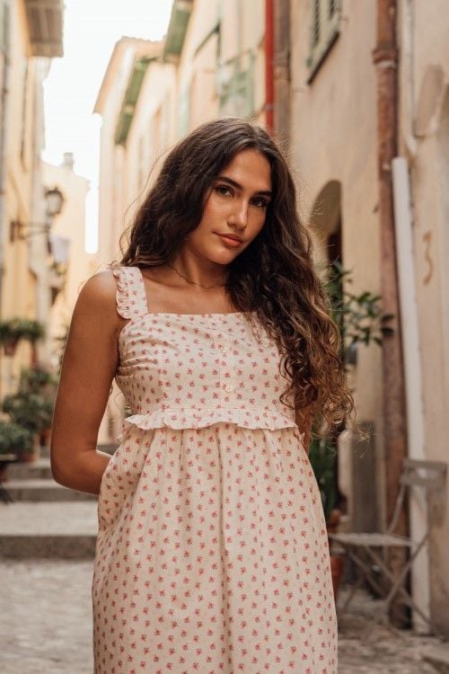  DDK040W41-ĐẦM KATE DÀI CAO CẤP MỀM MẠI THOẢI MÁI VỚI THIẾT KẾ NHẸ NHÀNG, NỮ TÍNH MÙA XUÂN. 