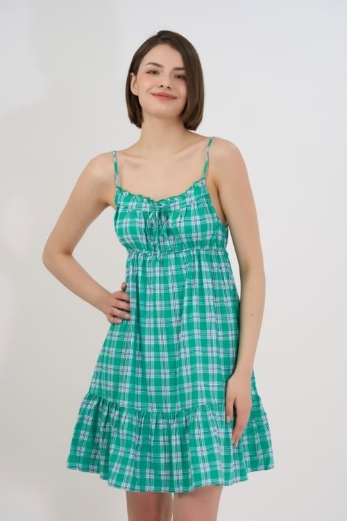  DDK079W73-ĐẦM KATE VỚI THIẾT KẾ 2 DÂY QUYẾN RŨ, MANG LẠI CẢM GIÁC MỀM MẠI VÀ THOÁNG MÁT. 