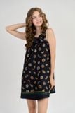  DDS01S5S05-ĐẦM SATIN  THIẾT KẾ CỔ TRÒN ĐIỂM NHẤN NƠ TRÊN  CHẤT LIỆU MỀM MỊN, MÁT MẺ MANG LẠI CẢM GIÁC THOẢI MÁI VÀ SANG TRỌNG KHI MẶC. 