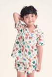  KSK010W41-BỘ PIJAMA SHORT CHẤT KATE , HỌA TIẾT ĐẶC TRƯNG CHO NOEL CHO BÉ 