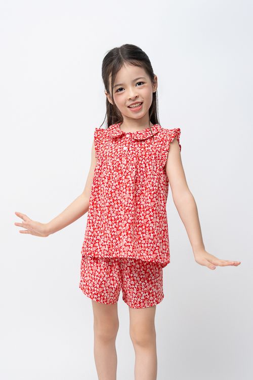  KSK014S11- BỘ SHORT KATE CHO BÉ 