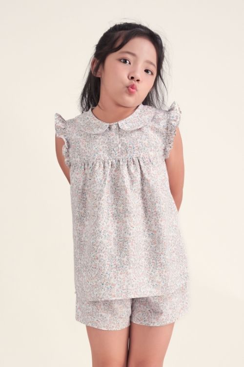  KSK014S12- BỘ SHORT KATE CHO BÉ 