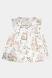  KSK016S11-BỘ TOLE SHORT  BÉ GÁI THIẾT KẾ CỔ SEN VÀ PHỐI TAY BÈO  VỚI HỌA TIẾT HOA NHÍ MANG ĐẾN SỰ XINH XẮN VÀ ĐÁNG YÊU 