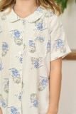  KSK038S11-BỘ SHORT KATE VỚI THIẾT KẾ CỔ LÁ SEN CÙNG HỌA TIẾT XINH XẮN, ĐÁNG YÊU DÀNH CHO BÉ 