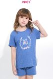  KST010S21-BỘ SHORT THUN CHO BÉ 
