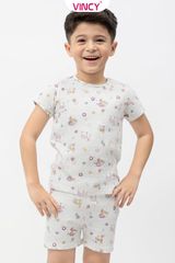KST010S41 -BỘ SHORT THUN CHO BÉ