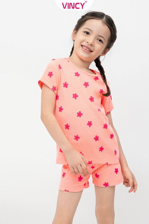  KST010S45-BỘ SHORT THUN CHO BÉ 