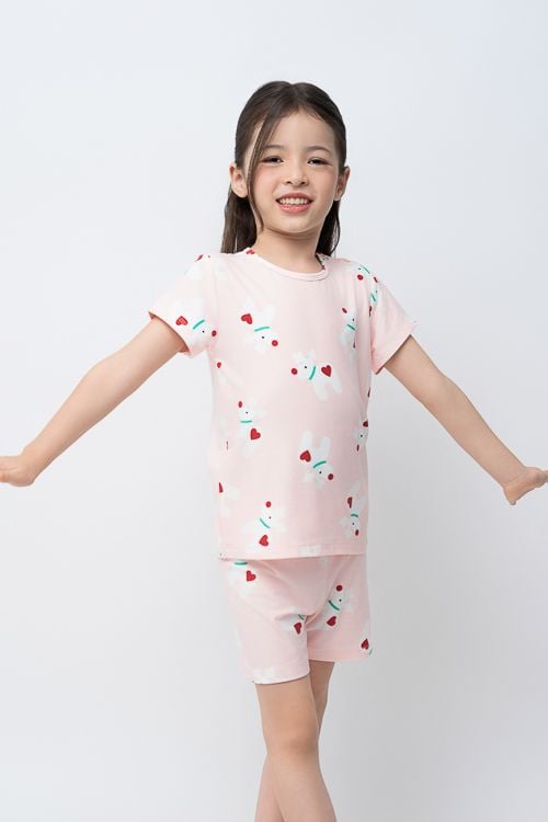  KST011S42 - BỘ SHORT THUN CHO BÉ 