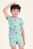  KST012S41 - BỘ SHORT THUN BÉ GÁI 