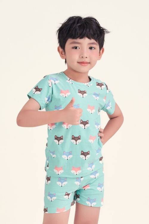  KST012S41 - BỘ SHORT THUN BÉ TRAI 