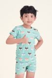  KST012S41 - BỘ SHORT THUN BÉ GÁI 