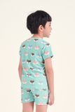  KST012S41 - BỘ SHORT THUN BÉ GÁI 