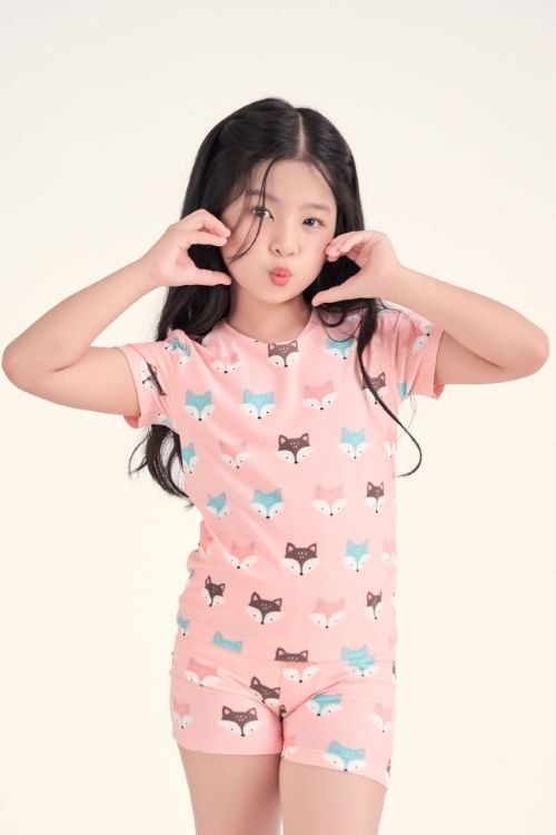  KST012S42 - BỘ SHORT THUN BÉ GÁI 