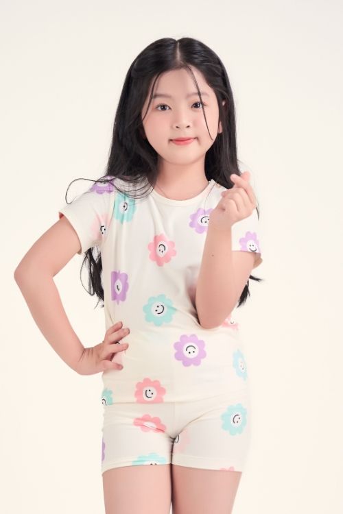  KST012S44 - BỘ SHORT THUN CHO BÉ 