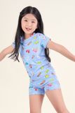  KST014S41-BỘ THUN SHORT CỔ TRÒN CHO BÉ, HỌA TIẾT ĐẶC TRƯNG CHO MÙA GIÁNG SINH 