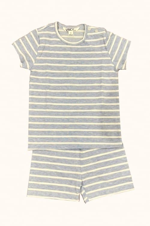  KST015S44-BỘ SHORT THUN VỚI THIẾT KẾ CỔ TRÒN MANG LẠI SỰ  NĂNG ĐỘNG THOẢI MÁI CHO BÉ . 