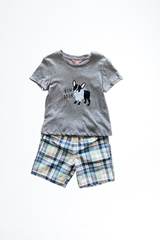 KST020S81-BỘ SHORT THUN CO TAY NGẮN