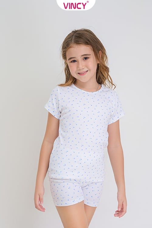  KST021S33-BỘ SHORT THUN CHO BÉ 