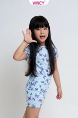 KST025S31- BỘ SHORT THUN BÉ GÁI