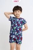  KST027S31-BỘ SHORT THUN CHO BÉ, HỌA TIẾT ĐẶC TRƯNG MÙA NOEL 