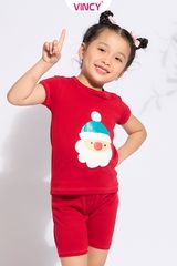 KST050W11-BỘ SHORTS THUN BÉ GÁI