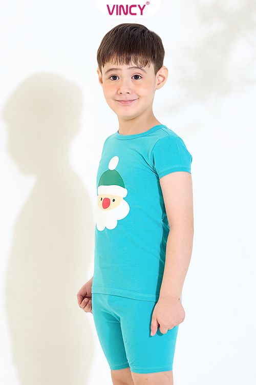  KST050W12-BỘ SHORTS THUN BÉ TRAI 