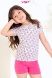  KST081W12 - BỘ SHORT THUN BÉ GÁI 
