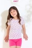  KST081W12 - BỘ SHORT THUN BÉ GÁI 