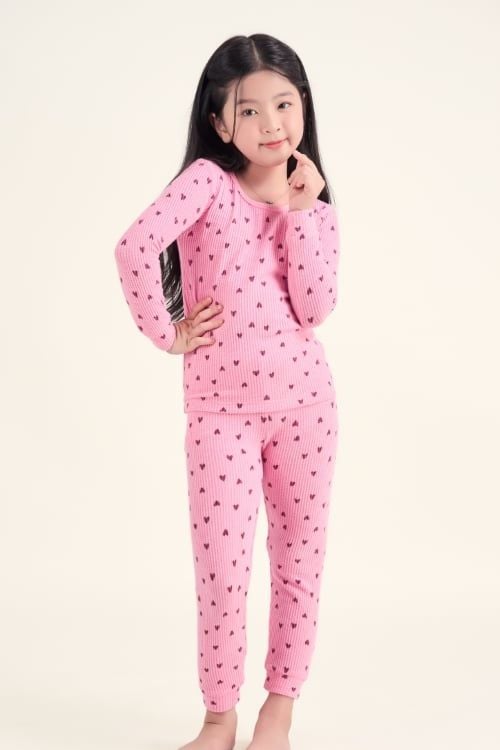  KTD032W33-BỘ THUN DÀI CHO BÉ 