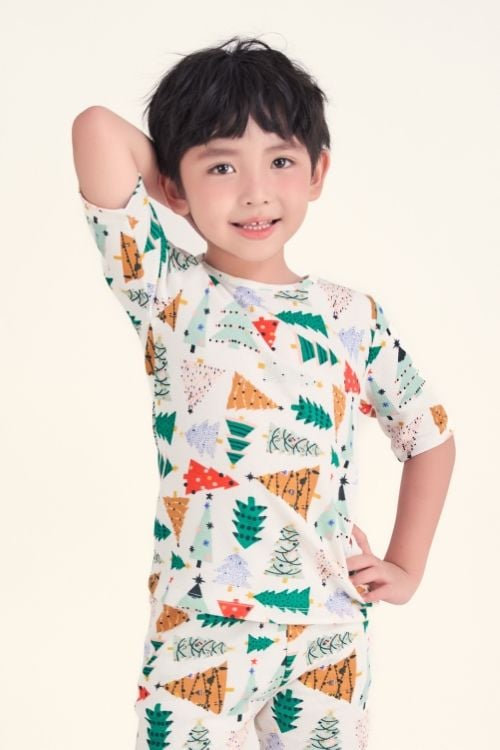  KTL012S46-BỘ THUN LỬNG CỔ TRÒN CHO BÉ, HỌA TIẾT ĐẶC TRƯNG CHO MÙA GIÁNG SINH 