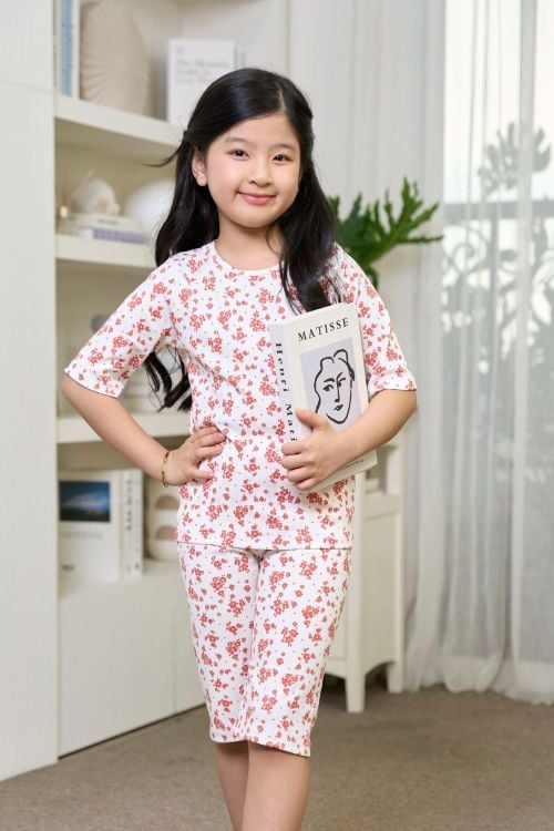  KTL015S42-BỘ THUN LỬNG  VỚI THIẾT KẾ CỔ TRÒN MANG LẠI SỰ NĂNG ĐỘNG VÀ THOẢI MÁI CHO BÉ . 