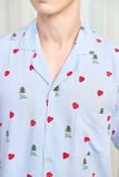  MLK022W01-BỘ PIJAMA LỬNG CHẤT TOLE VỚI HỌA TIẾT XINH XẮN CHO MÙA NOEL LÀ LỰA CHỌN LÝ TƯỞNG ĐỂ TẠO KHÔNG KHÍ ẤP ÁP TRONG NGÀY LỄ. 