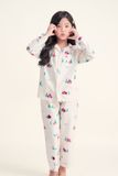  SDK014W11-BỘ PIJAMA DÀI TAY, CHẤT LIỆU KATE HỌA TIẾT ĐẶC TRƯNG NOEL CHO BÉ 