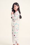  SDK014W11-BỘ PIJAMA DÀI TAY, CHẤT LIỆU KATE HỌA TIẾT ĐẶC TRƯNG NOEL CHO BÉ 