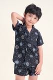  SSK025S21-BỘ PIJAMA SHORT, CHẤT LIỆU KATE HỌA TIẾT ĐẶC TRƯNG NOEL CHO BÉ 