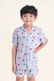  SSK026S21-Bộ PIJAMA SHORT CHẤT TOLE MỀM MẠI VỚI HỌA TIẾT XINH XẮN CHO MÙA NOEL. 