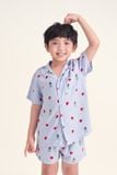  SSK026S21-Bộ PIJAMA SHORT CHẤT TOLE MỀM MẠI VỚI HỌA TIẾT XINH XẮN CHO MÙA NOEL. 