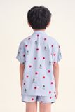  SSK026S21-Bộ PIJAMA SHORT CHẤT TOLE MỀM MẠI VỚI HỌA TIẾT XINH XẮN CHO MÙA NOEL. 