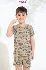 SST031W11 - BỘ SHORT THUN BÉ TRAI