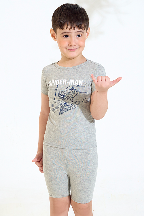  SST040W11-BỘ SHORTS THUN BÉ TRAI 