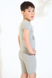  SST040W11-BỘ SHORTS THUN BÉ TRAI 