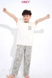  STD010W21-BỘ THUN DÀI CHO BÉ 