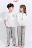  STD010W21-BỘ THUN DÀI CHO BÉ 
